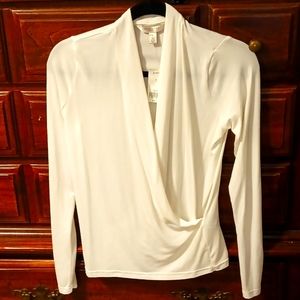 White/cream drapery top